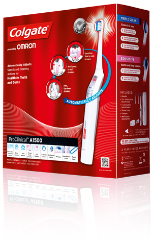 colgate proclinical a1500 electric toothbrush
