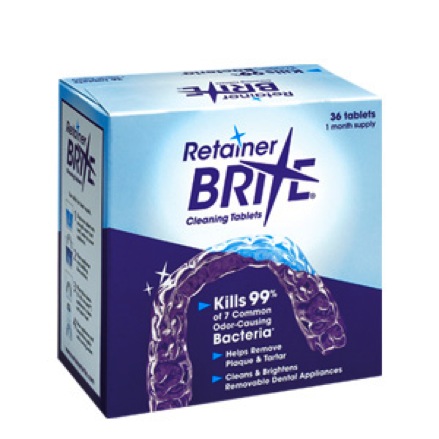 retainer brite cleaning tablets 36 box